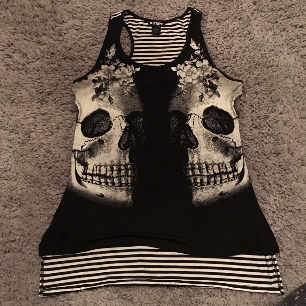 Skull tank top